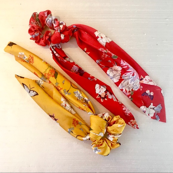 Blue Mandala Accessories - 🌺🌼Hair Scarf & Scrunchie Set🌼🌺